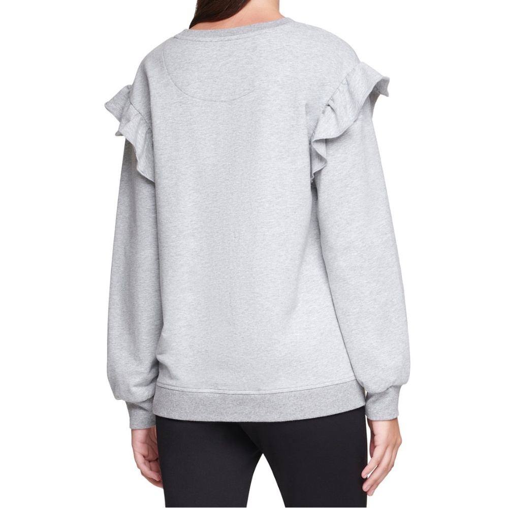 Calvin Klein Ruffled Sweatshirt - Picture 4 of 10